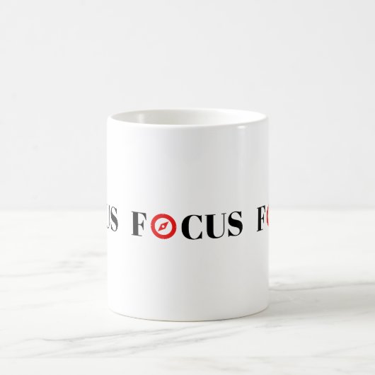 Mug Conception du focus de la compas (Centre)