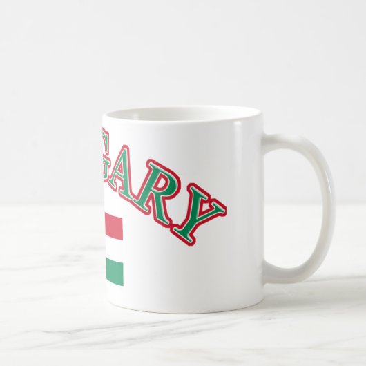 Mug Conception du football de la Hongrie (Droite)
