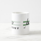 Mug Conception du lecteur de golf (Centre)
