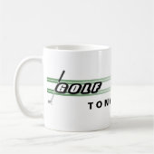 Mug Conception du lecteur de golf (Gauche)
