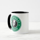 Mug Conception du logo de l'infirmière inscrite (Devant gauche)