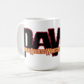Mug Conception du logo PAWA sur un (Devant gauche)