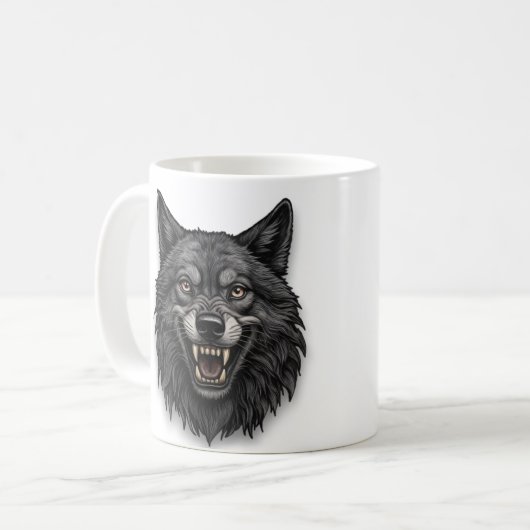 Mug Conception du loup (Devant gauche)