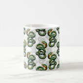 Mug Conception du Motif de serpent Arrière - plan blan (Centre)
