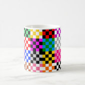 Mug Conception du Motif de vérification de la mise en  (Centre)