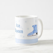 Mug Conception du patinage sur glace Queen (Devant droit)