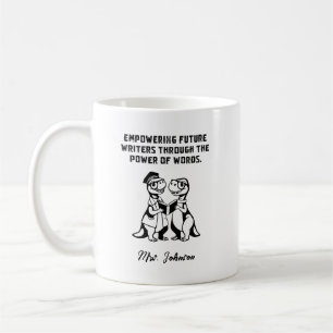 Mug Conception du pouvoir des mots pour les futurs écr