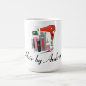Mug Conception du salon de coiffure (Centre)