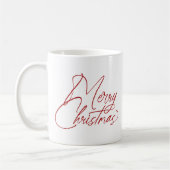 Mug Conception du script Joyeux Noël à la main (Gauche)