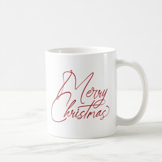 Mug Conception du script Joyeux Noël à la main (Droite)