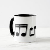 Mug Conception du texte de musique (Devant gauche)