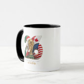 Mug Conception du trophée de la Coupe du monde de la F (Devant gauche)