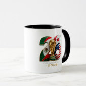 Mug Conception du trophée de la Coupe du monde de la F (Devant droit)