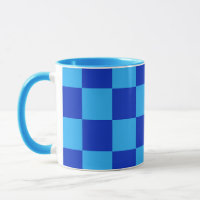 Conception du vérificateur bleu clair et foncé