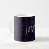 Mug Conception d'un nom pourpre joli (Devant gauche)