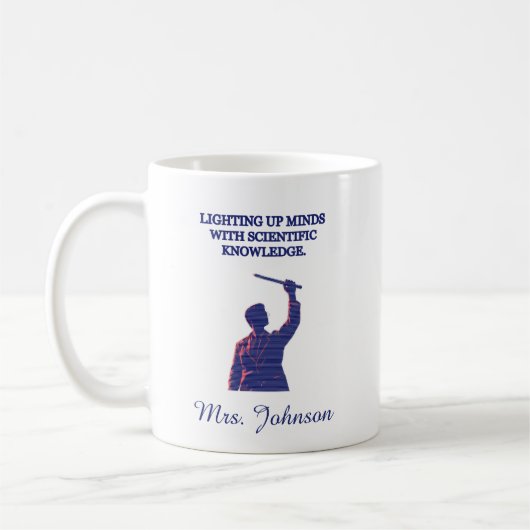 Mug Conception éclairant les esprits avec des connaiss (Gauche)