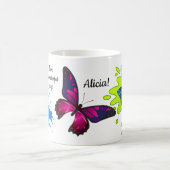 Mug Conception Éclectique Avec Papillons et Abeille de (Centre)