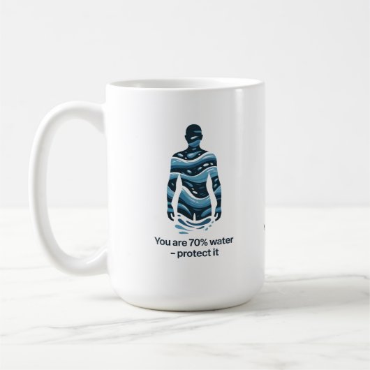 Mug Conception Éco Sensibilisation Conservation de l'E (Gauche)