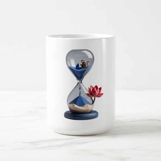 Mug Conception en verre horaire (Centre)