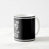 Mug Conception Épuisé Mais Heureux (Devant droit)