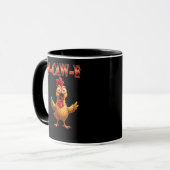 Mug Conception esthétique classique de poulet drôle F (Devant gauche)
