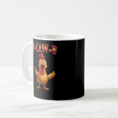 Mug Conception esthétique classique de poulet drôle F (Devant gauche)