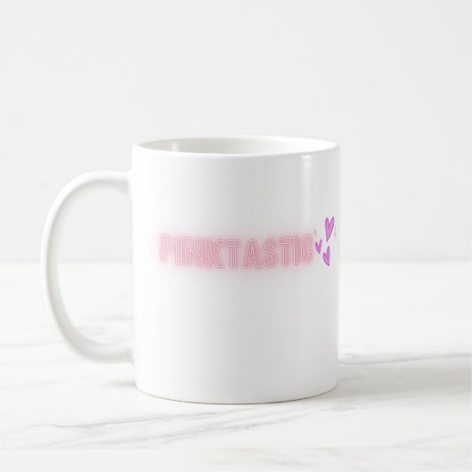 Mug Conception esthétique rose girly PINKTASTIK (Gauche)