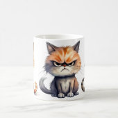 Mug Conception expressive du café de chat (Centre)