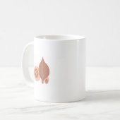Mug Conception feuille Abstraite (Devant gauche)