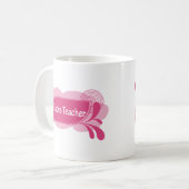 Mug Conception fière de cool de professeur de Pilates (Devant gauche)