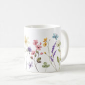 Mug Conception fleur sauvage (Devant droit)