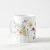 Mug Conception fleur sauvage (Devant gauche)