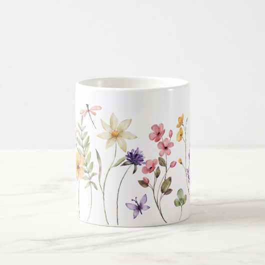 Mug Conception fleur sauvage (Centre)