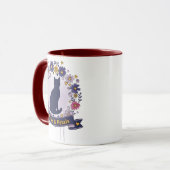 Mug Conception Fleurie de Chat «Pattes et Pétales» (Devant gauche)