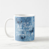 Mug Conception florale bleue de 4h13 de Philippiens (Gauche)