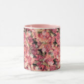 Mug Conception florale de fleurs roses belles mignonne (Centre)