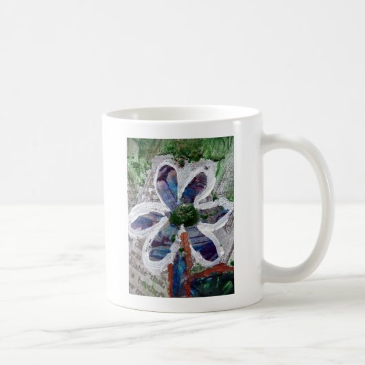 Mug Conception florale de rayonne fondue (Droite)