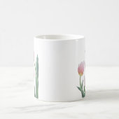 Mug Conception florale de tulipes pastel (Centre)