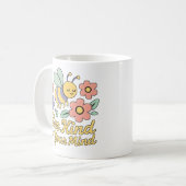 Mug Conception Florale Motivationnelle (Devant gauche)