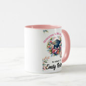 Mug Conception florale pour la remise de diplômes et l (Devant droit)