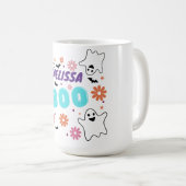Mug Conception Florale Rétro Personnalisable pour Hall (Devant droit)