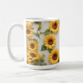 Mug Conception Florale Tournesol de Campagne (Gauche)
