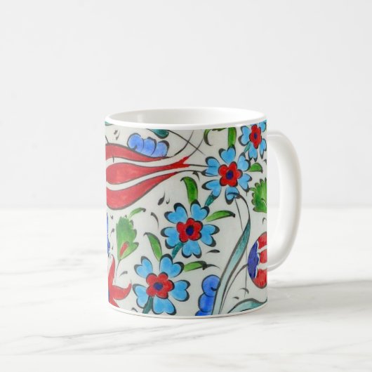 Mug Conception florale turque (Devant droit)