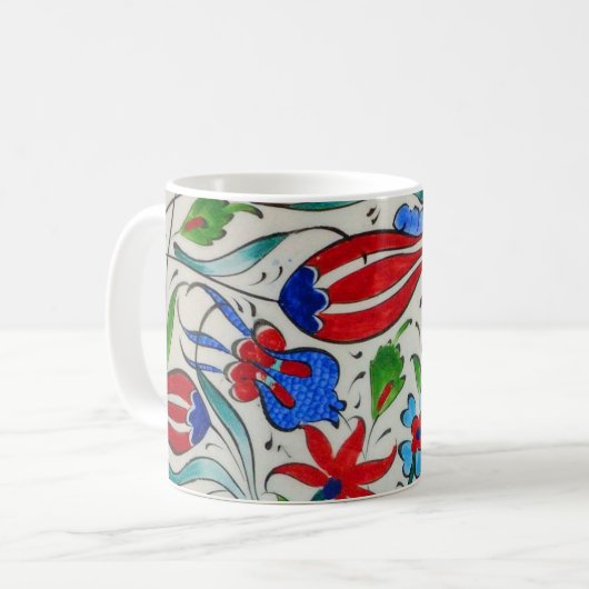 Mug Conception florale turque (Devant gauche)