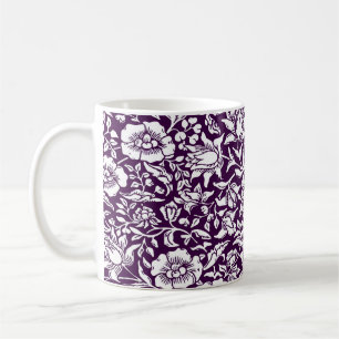 Mug Conception florale vintage de mauve de William Mor