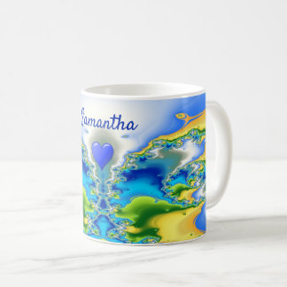 Mug Conception fractale de l'atoll Paradise Personnali