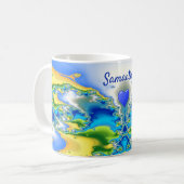 Mug Conception fractale de l'atoll Paradise Personnali (Devant gauche)