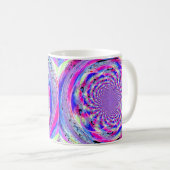 Mug Conception fractale psychédélique (Devant droit)