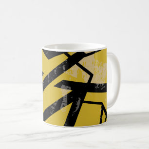 Mug Conception Géométrique Abstraite Grunge
