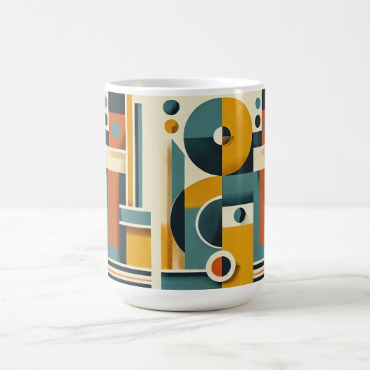 Mug Conception géométrique classique Mug, 11 oz (Centre)